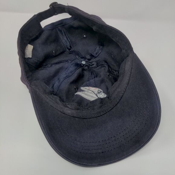 USA Flag Bearer Slideback Hat Blue One Size Adjustable Embroidered Patriotic - Picture 6 of 7